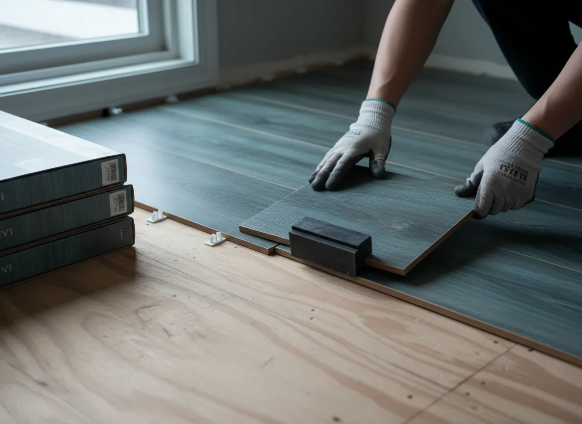 Luxury Vinyl Plank Installation company in Dow, IL
